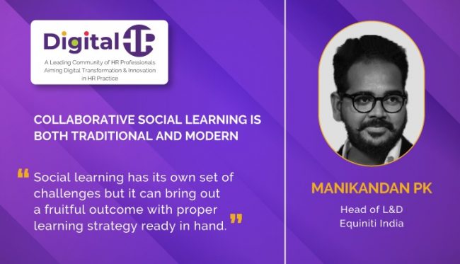 Manikandan PK Collaborative Social Learning Is Both Traditional And Modern